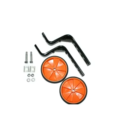 Kółka rowerowe boczne podporowe pomarańczowe 12 - 20"