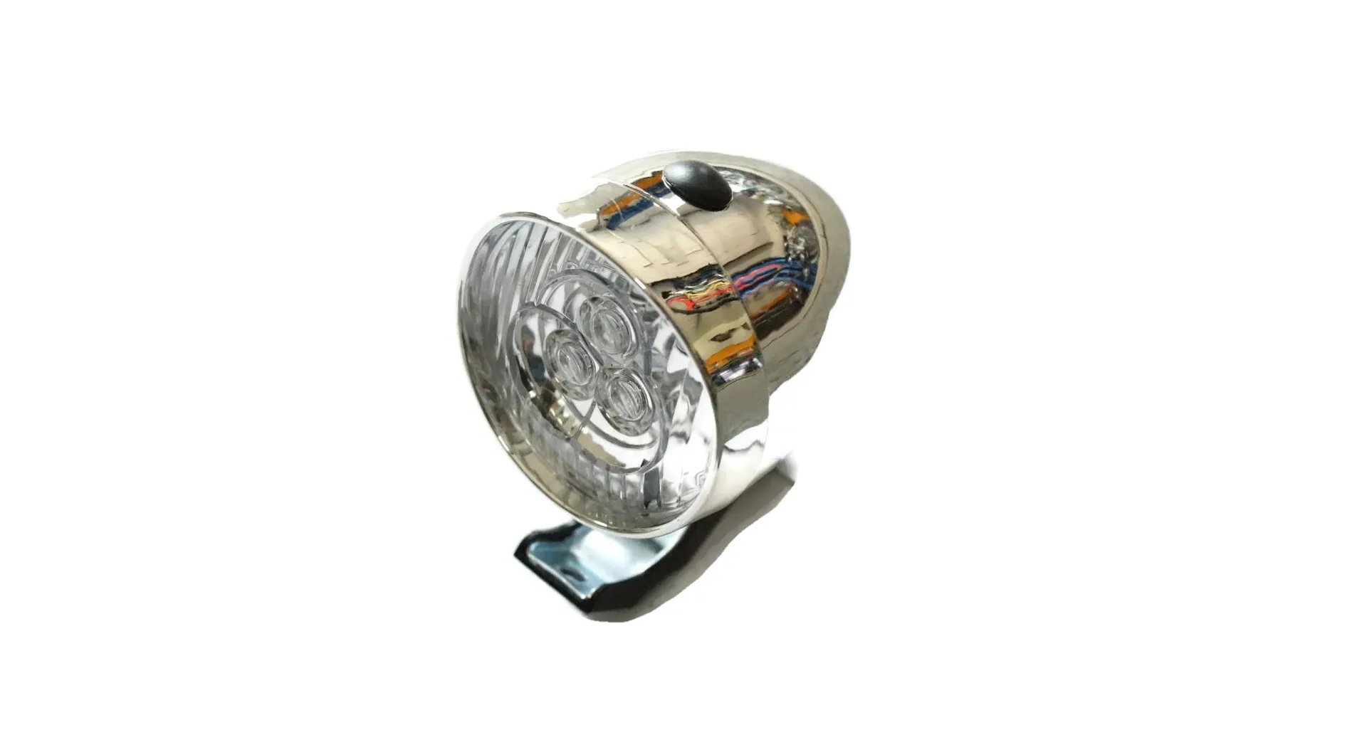 Lampa rowerowa Nexelo przód 3 LED retro+wspornik