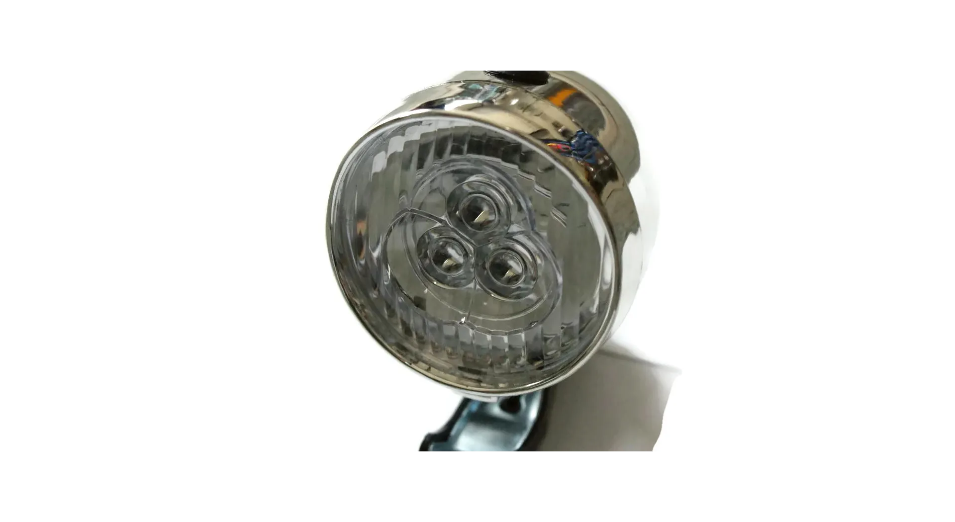 Lampa rowerowa Nexelo  przód 3 LED  retro+wspornik