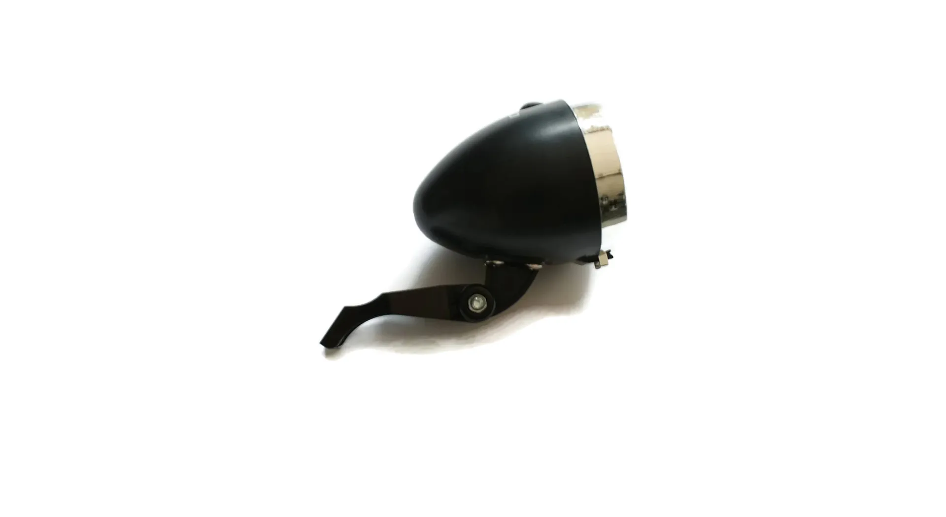 Lampa rowerowa Nexelo przód 3 LED retro na baterie, czarna