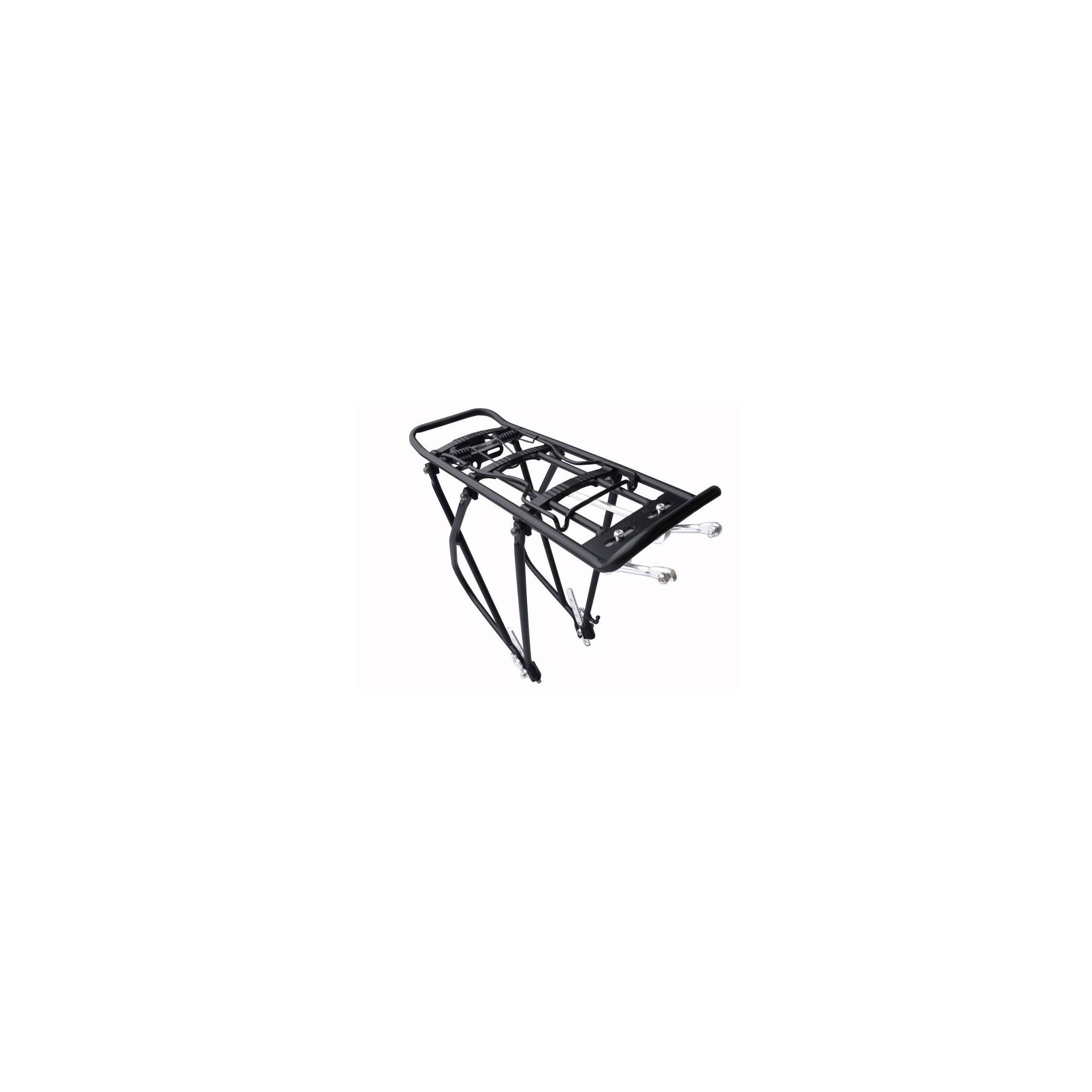Bagażnik rowerowy 24-28'' czarny aluminiowy