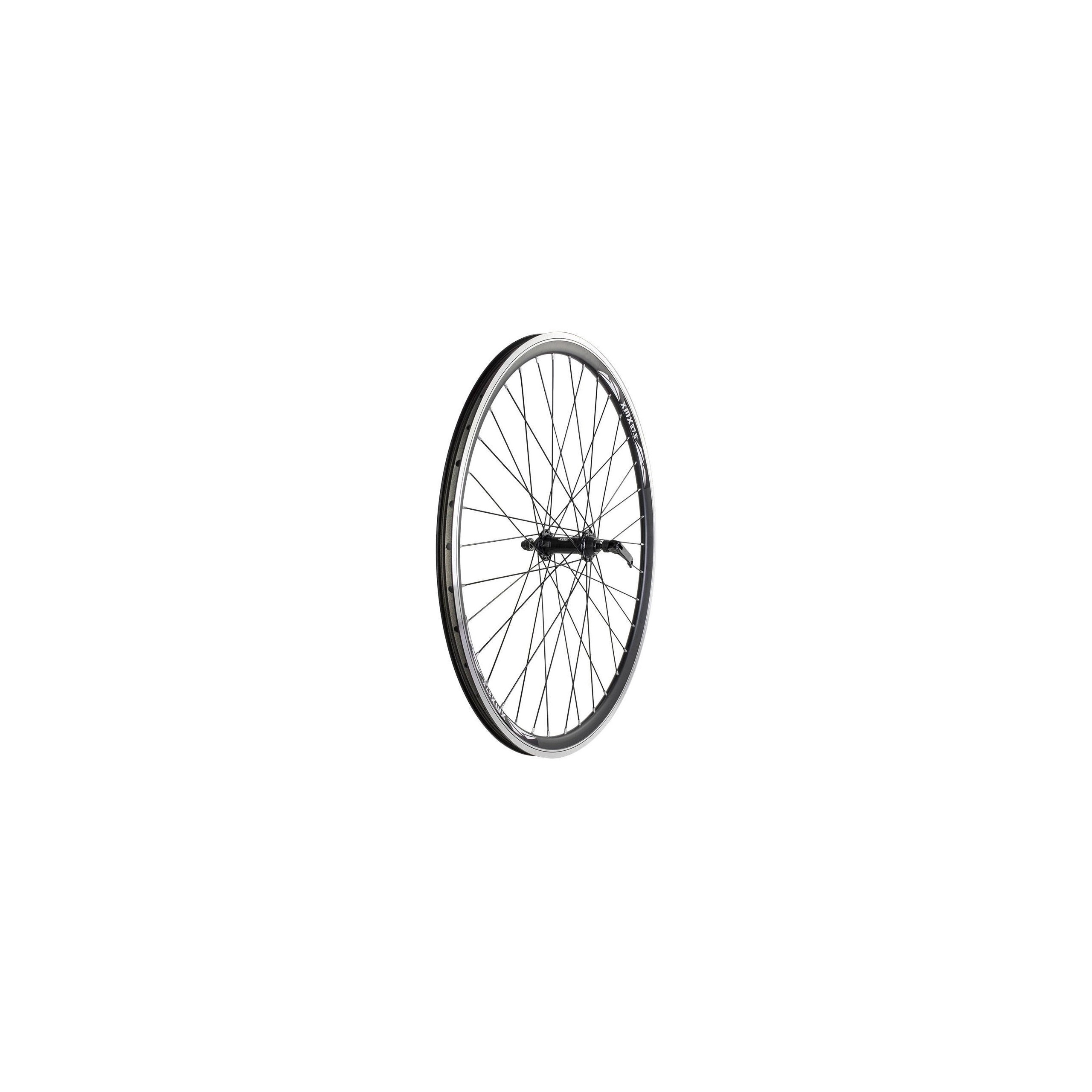 Koło rowerowe wzmacniane 28'' przód czarne Koło rowerowe wzmacniane 28'' przód czarne