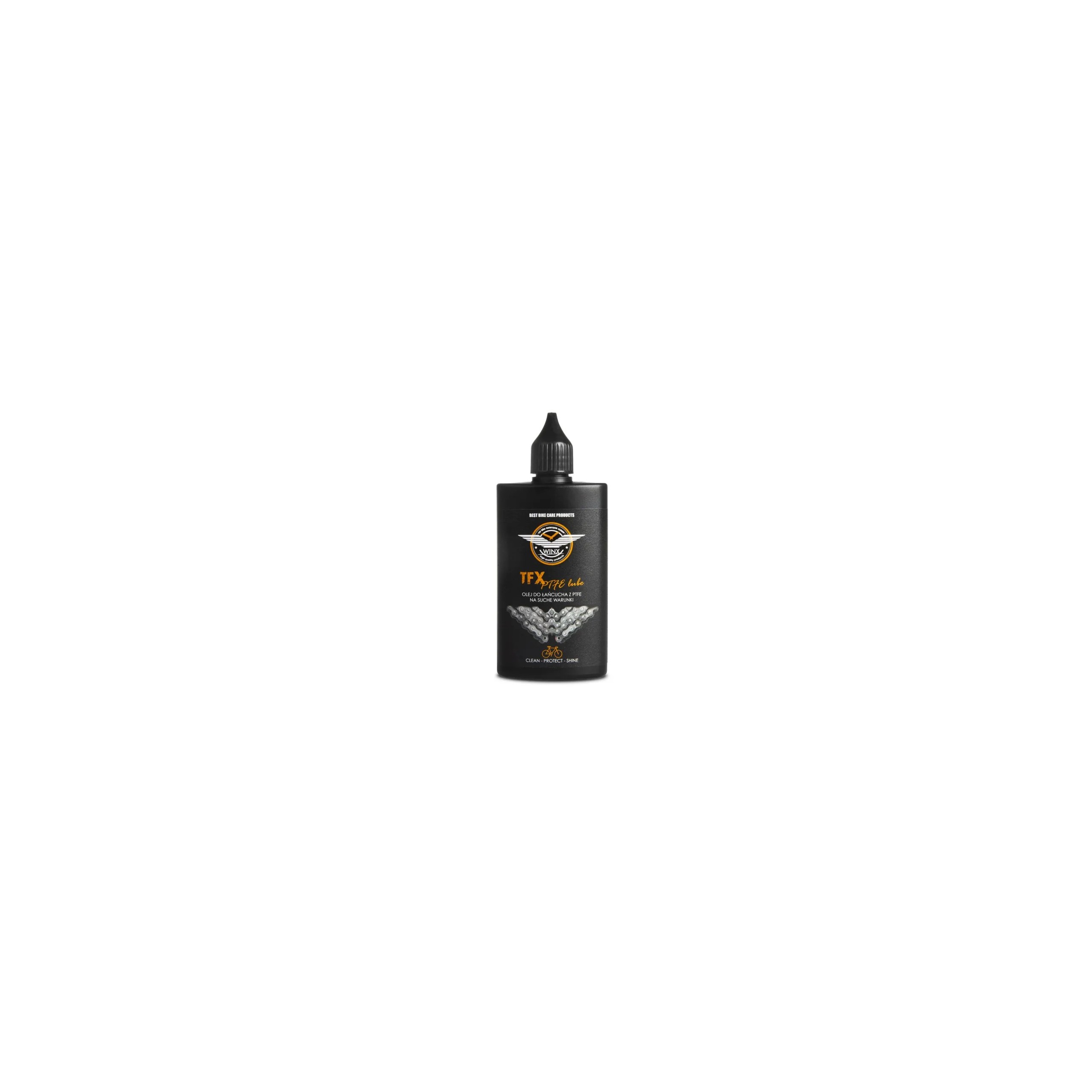 WINX TFX PTFE lube, Olej do łańcucha rowerowego, warunki suche, technologia PTFE