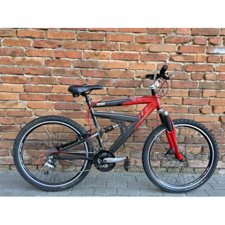 Raleigh Jago 26'' MTB, amortyzowana rama, 3x8 Alivio