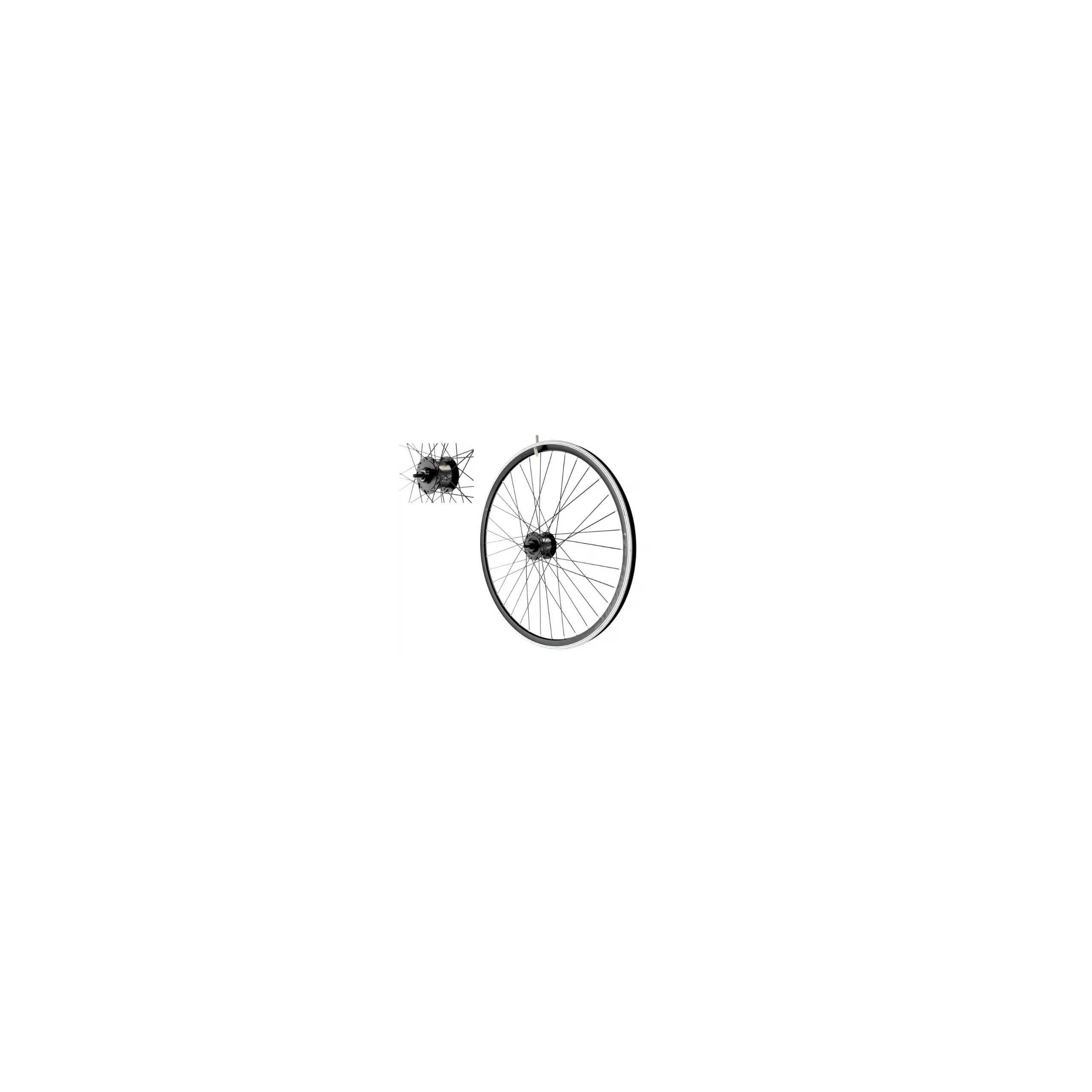 Koło 28" Shimano Nexus dynamo w piaście 2,4W czarne