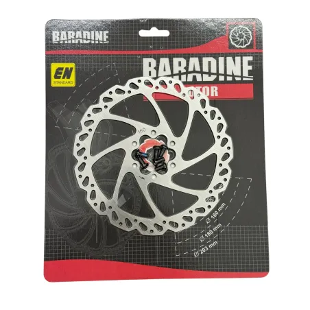 Tarcza hamulcowa 160 mm Baradine + śruby