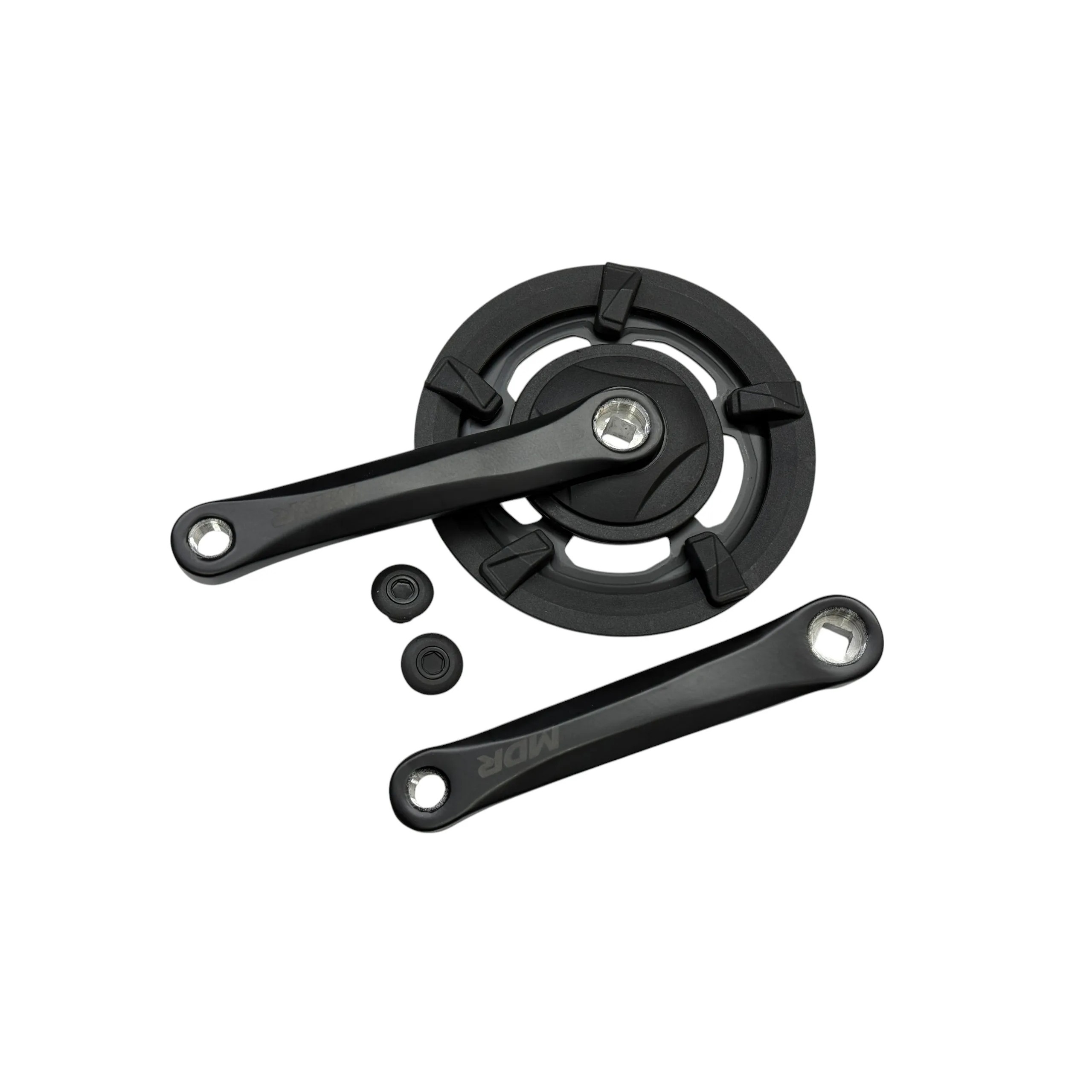 Mechanizm korbowy, korba jednorzędowa MDR 38T x 170 mm, aluminiowa + osłona