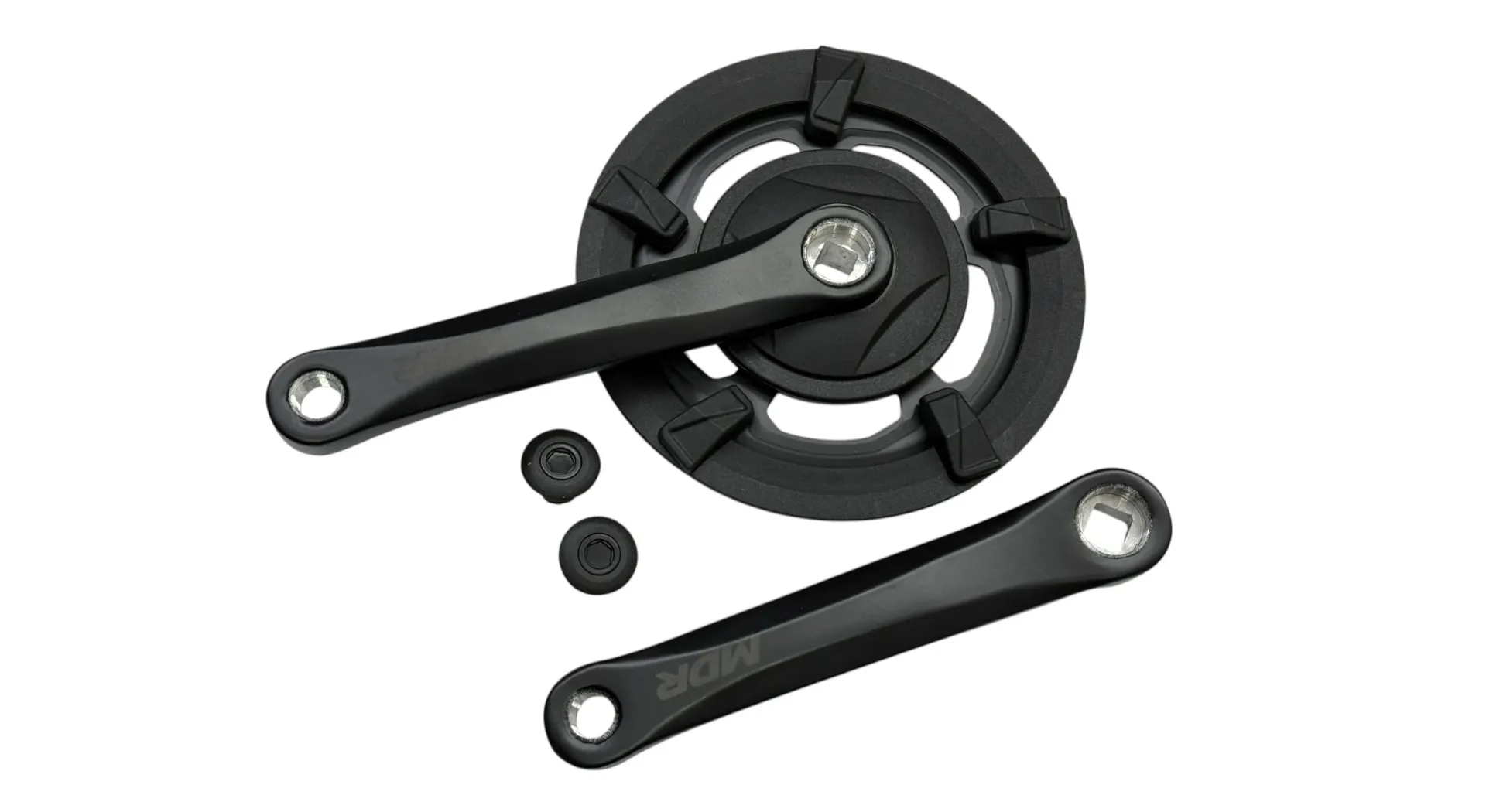 Mechanizm korbowy, korba jednorzędowa MDR 38T x 170 mm, aluminiowa + osłona