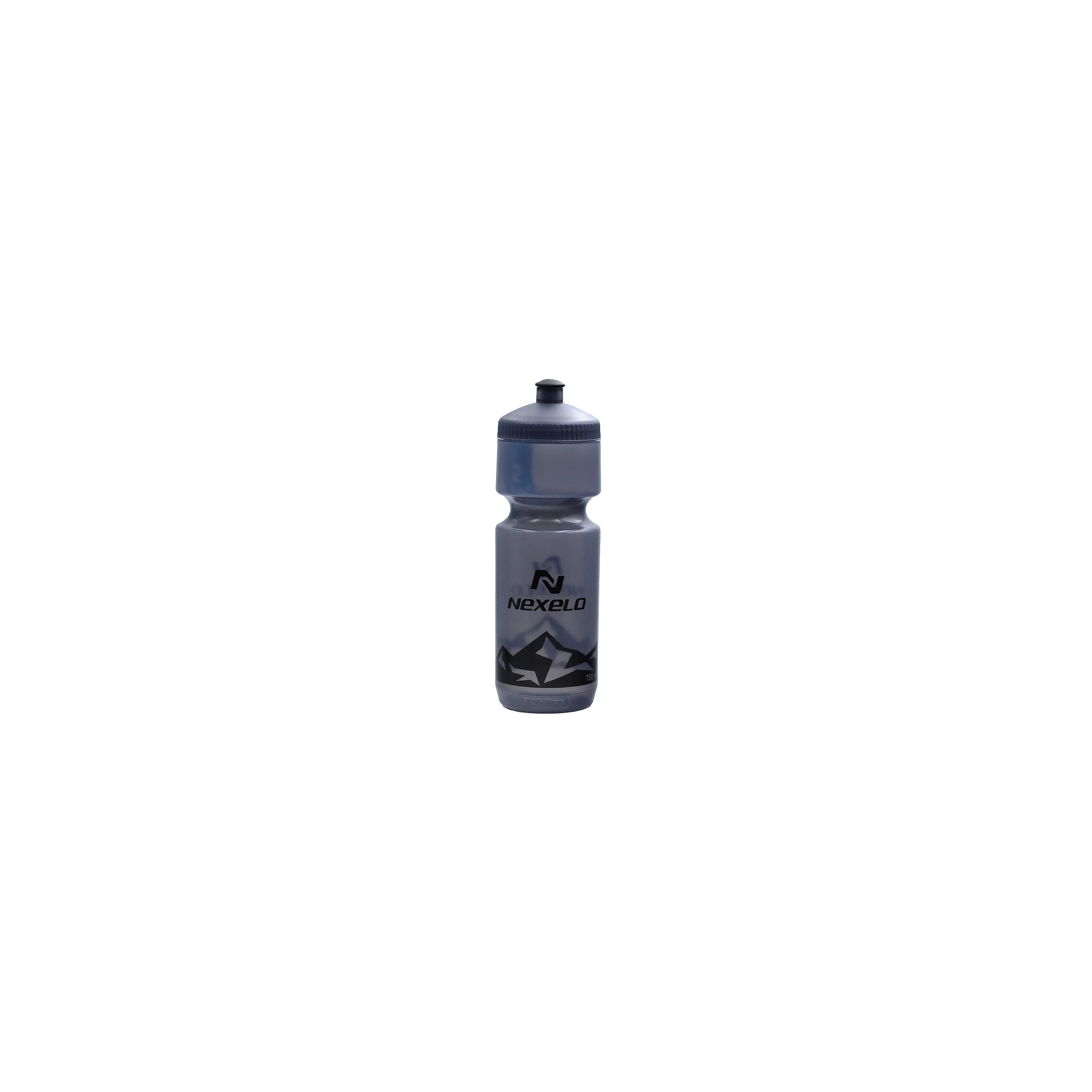 Bidon rowerowy NEXELO 750 ml, BPA Free, kolor szary transparentny Bidon rowerowy NEXELO 750 ml, BPA Free, kolor szary transparentny