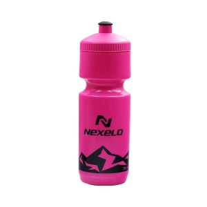 Bidon rowerowy NEXELO 750 ml, BPA Free, kolor różowy
