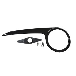 Osłona łańcucha do mechanizmu korbowego 42-44T + uchwyt, czarna