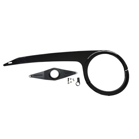 Osłona łańcucha do mechanizmu korbowego 42-44T + uchwyt, czarna
