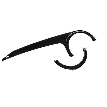 Osłona łańcucha do mechanizmu korbowego 42-44T + uchwyt, czarna