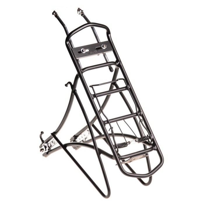 Bagażnik rowerowy 24-28'' czarny aluminiowy