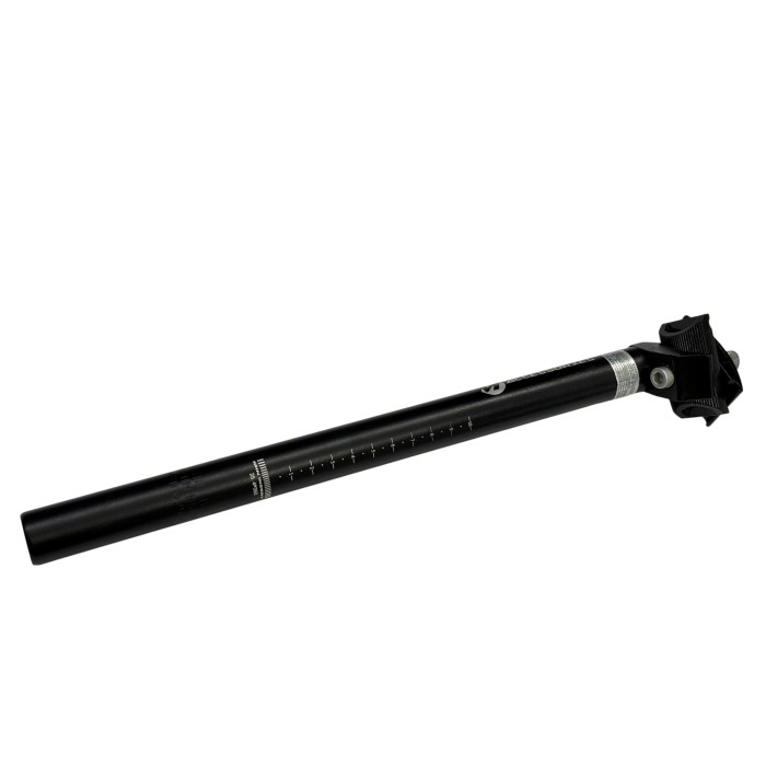 Wspornik siodełka, sztyca aluminiowa Majdller 25,4 mm x 350 mm, czarny, jarzemko