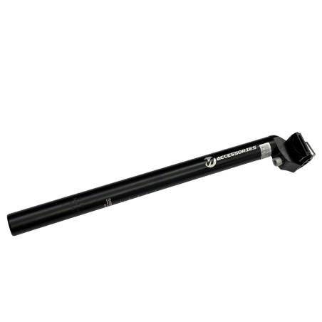 Wspornik siodełka, sztyca aluminiowa Majdller 25,4 mm x 350 mm, czarny, jarzemko