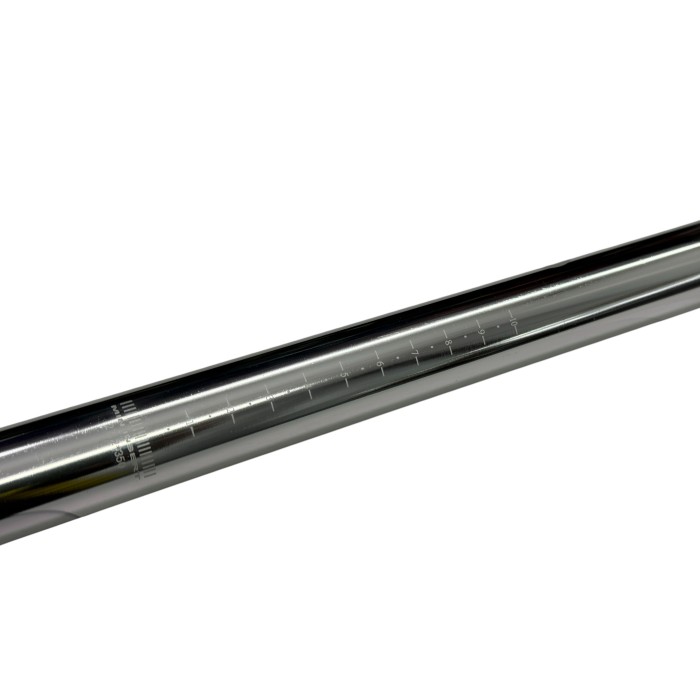 Wspornik siodełka, sztyca aluminiowa Majdller 27,2 mm x 350 mm, srebrny, jarzemko