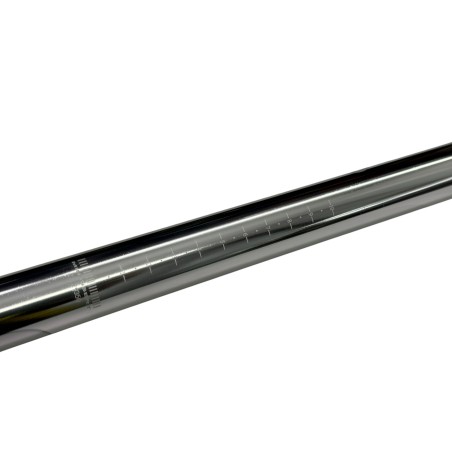 Wspornik siodełka, sztyca aluminiowa Majdller 27,2 mm x 350 mm, srebrny, jarzemko