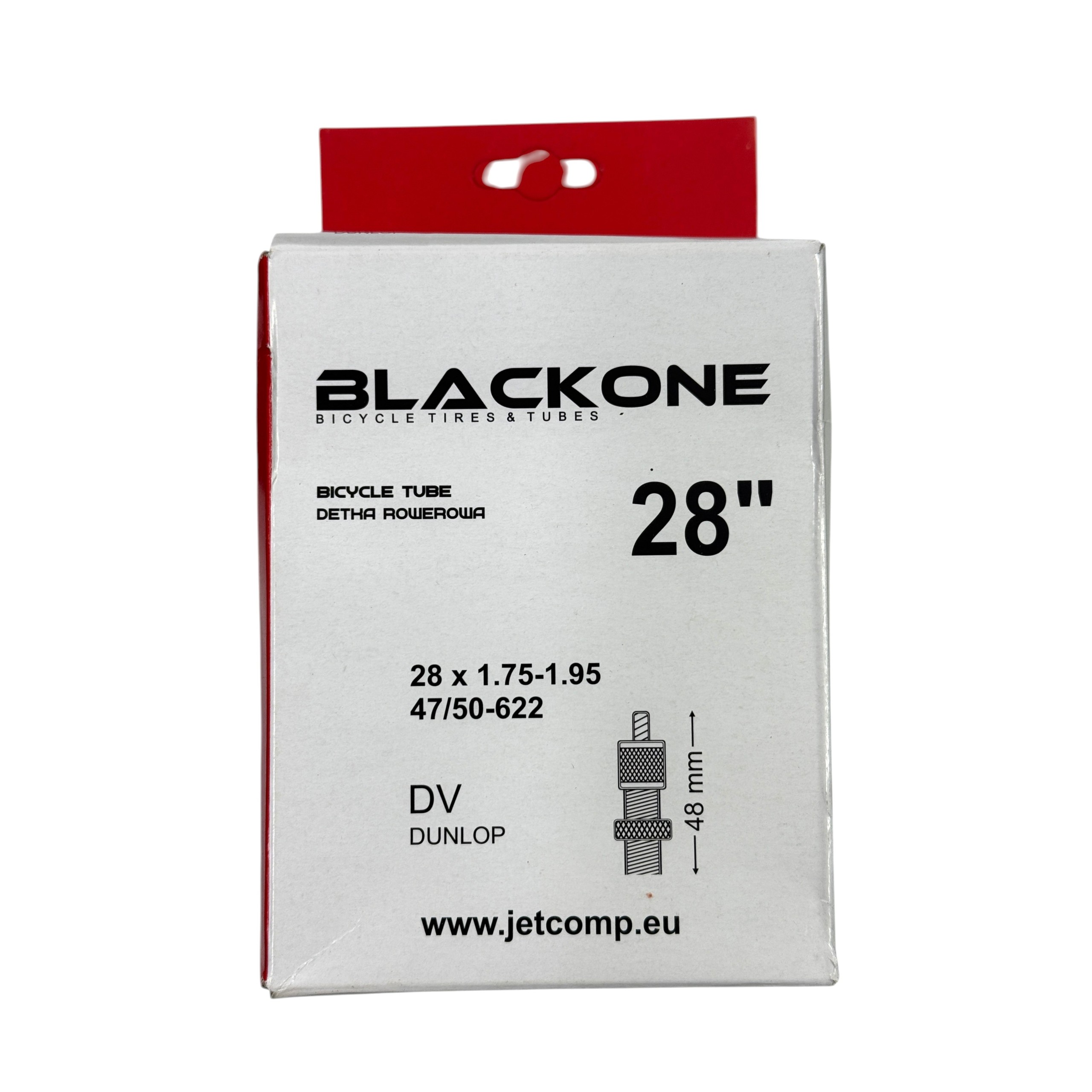 Dętka rowerowa Blackone 28" x 1.75 - 1.95 // 47/50-622 // DV48