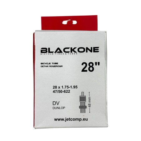 Dętka rowerowa Blackone 28" x 1.75 - 1.95 // 47/50-622 // DV48