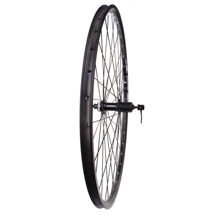Koło tył Shimano-XMX 28" pod kasetę 8-9rz, hamulec tarczowy Center Lock, obręcz oczkowana