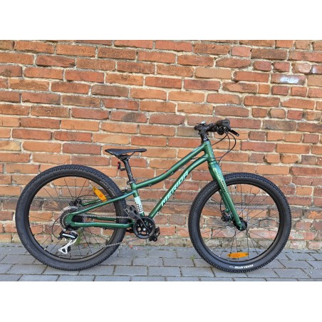 Rower MERIDA MATTS J.24 Evergreen – lekki rower junior 24”, hydraulika, Shimano 8 speed