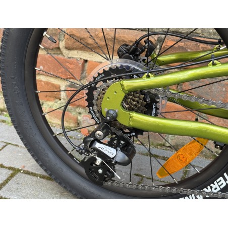 MERIDA MATTS J.20+FALL GREEN – rower dziecięcy, hydrauliczne hamulce, Altus 1x7