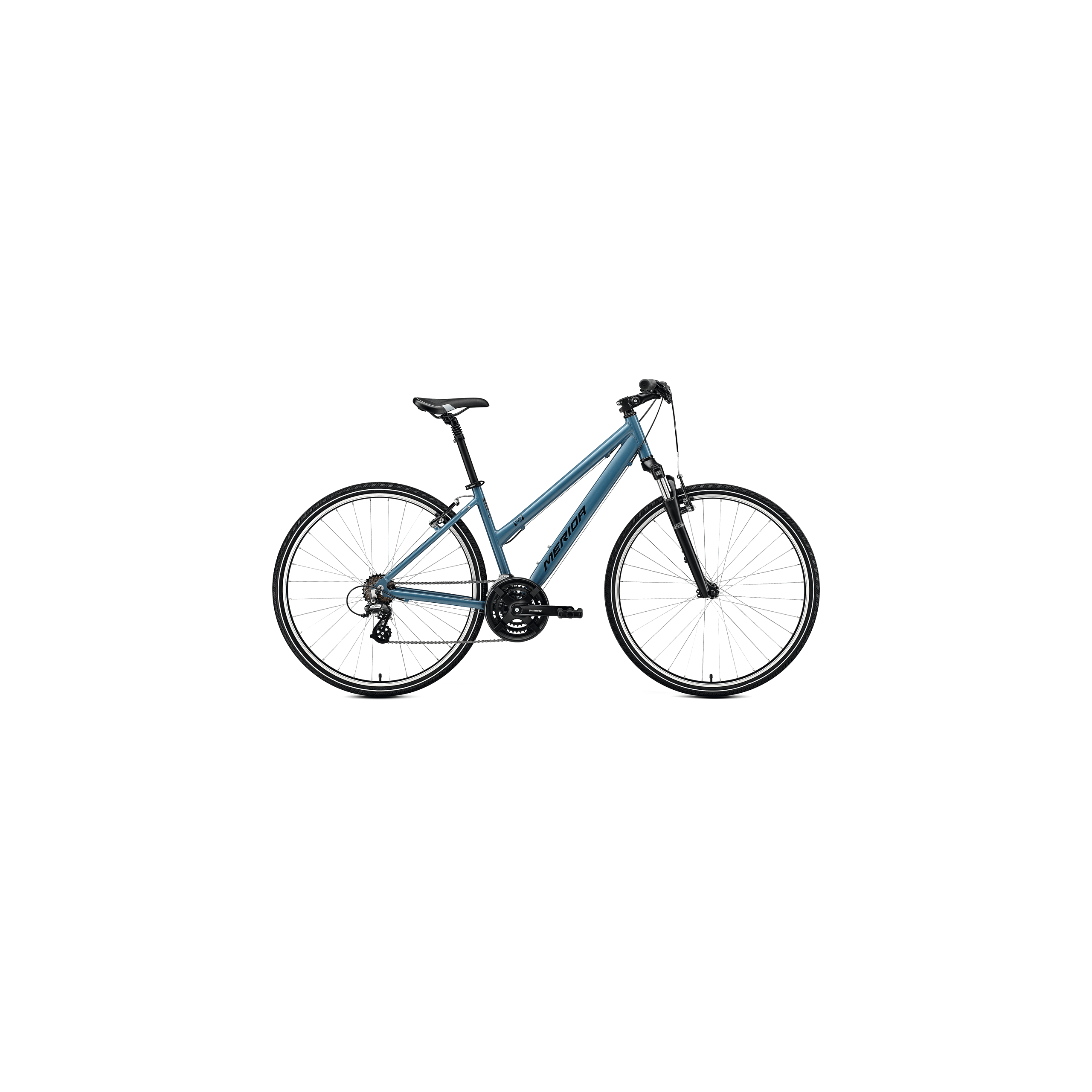 MERIDA CROSSWAY 10-V SE XS – rower crossowy 28”, Shimano 3x7, amortyzator SR Suntour
