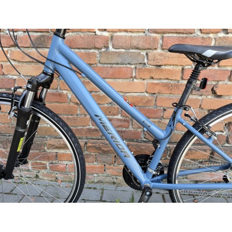 MERIDA CROSSWAY 10-V SE XS – rower crossowy 28”, Shimano 3x7, amortyzator SR Suntour