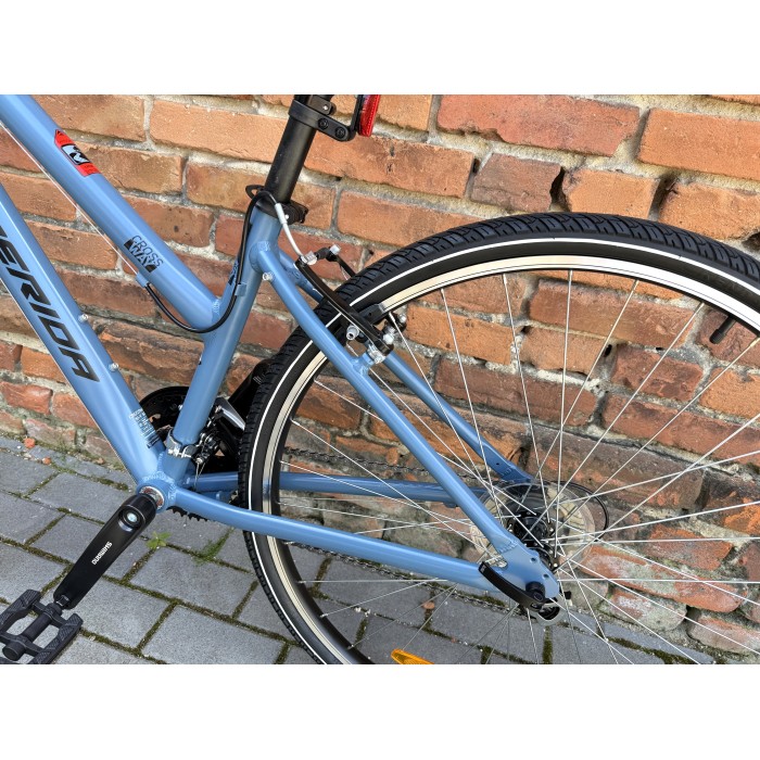 MERIDA CROSSWAY 10-V SE XS – rower crossowy 28”, Shimano 3x7, amortyzator SR Suntour