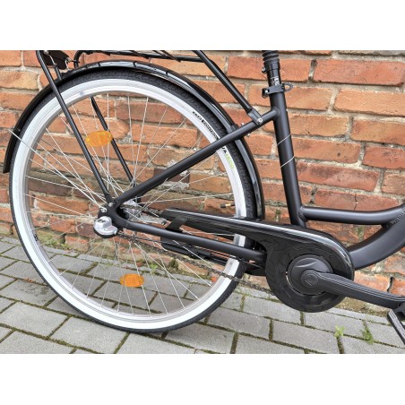 MERIDA CITYWAY 328 40 cm – wygodny rower miejski, Nexus 3, koszyk, czarny mat