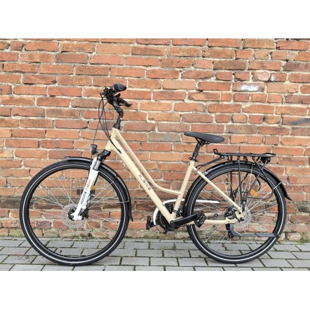 M-BIKE FREEWAY 9300 45 cm – damski rower trekkingowy, Alivio 3x9, hydraulika, szampański