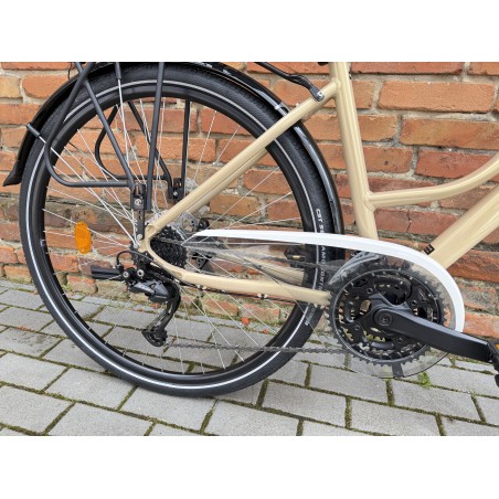 M-BIKE FREEWAY 9300 45 cm – damski rower trekkingowy, Alivio 3x9, hydraulika, szampański