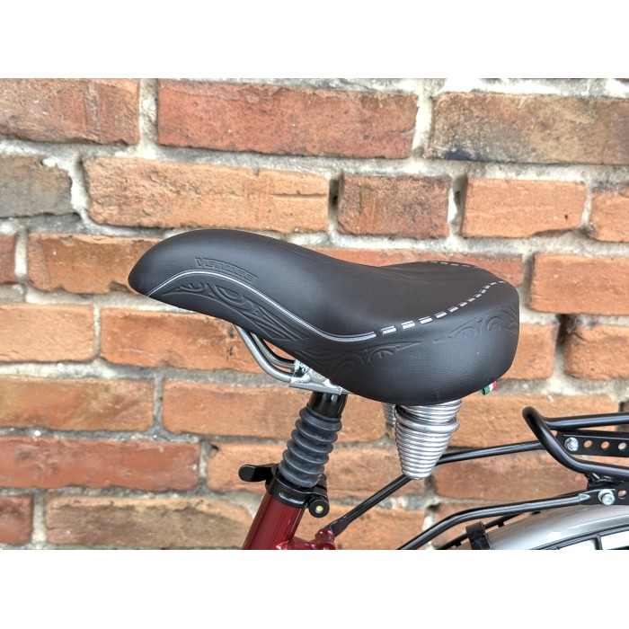 MAJDLLER MADERA 8.3 28" – rower miejski Nexus 3, amortyzator, dynamo, czerwony połysk