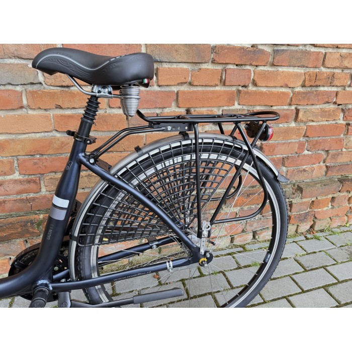 MAJDLLER GAZON 8.3 28" – rower miejski Nexus 3, amortyzator, koszyk+wkład