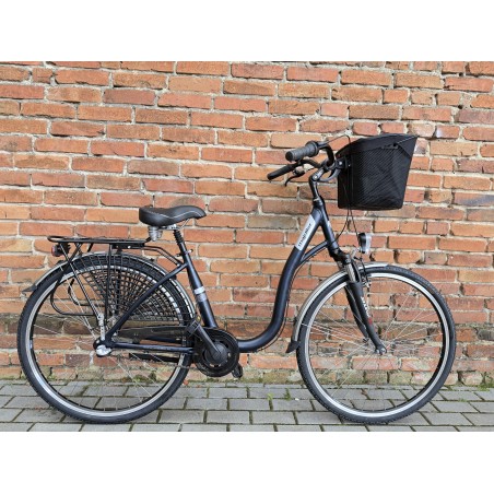 MAJDLLER GAZON 8.3 28" – rower miejski Nexus 3, amortyzator, koszyk+wkład