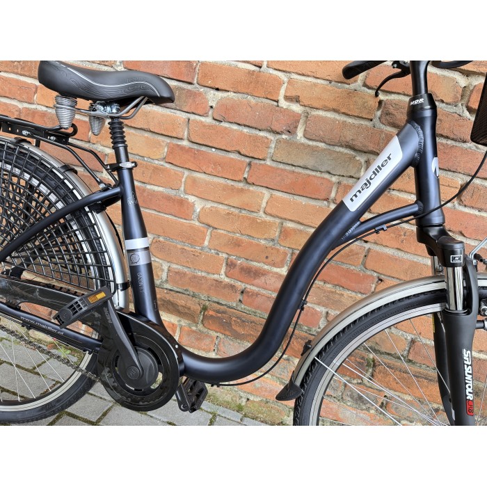 MAJDLLER GAZON 8.3 28" – rower miejski Nexus 3, amortyzator, koszyk+wkład
