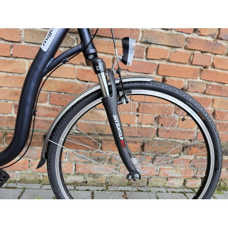 MAJDLLER GAZON 8.3 28" – rower miejski Nexus 3, amortyzator, koszyk+wkład