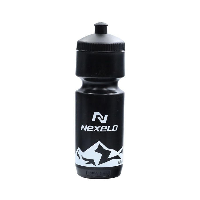 Bidon rowerowy Nexelo 750 ml, czarny