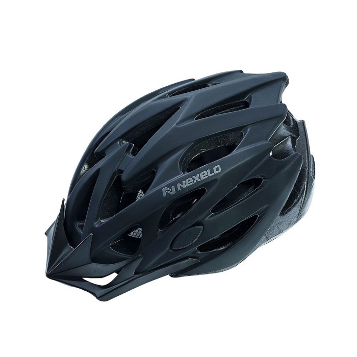 Kask rowerowy Nexelo Straight Matt M 55-58 cm , Out Mold, czarny mat