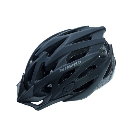Kask rowerowy Nexelo Straight Matt M 55-58 cm , Out Mold, czarny mat
