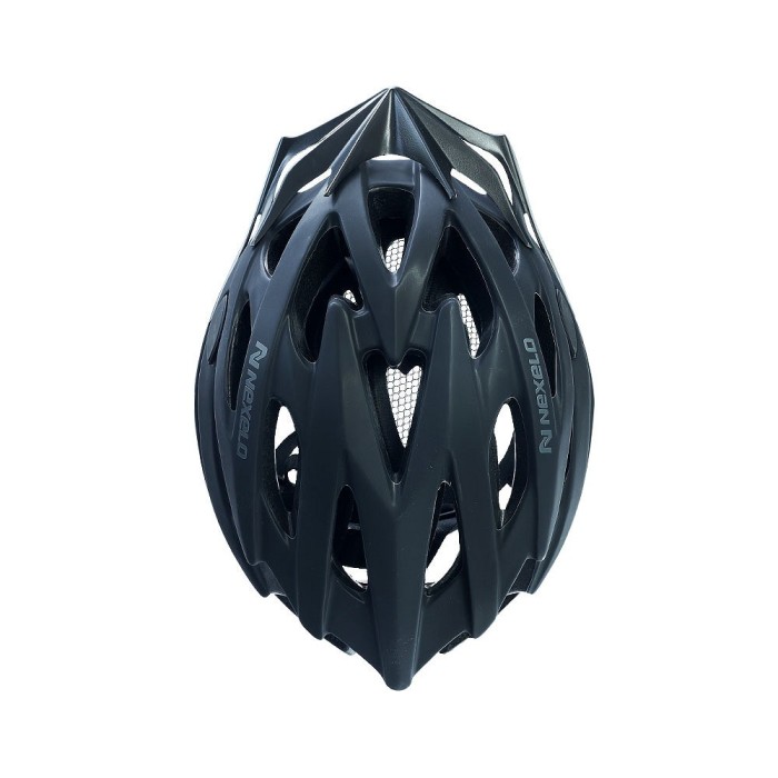 Kask rowerowy Nexelo Straight Matt M 55-58 cm , Out Mold, czarny mat