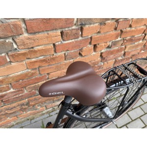 Tander Belami 28" – rower miejski Nexus 7, amortyzator, dynamo w piaście + koszyk