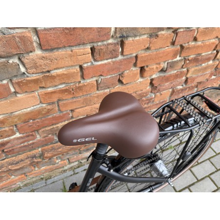 Tander Belami 28" – rower miejski Nexus 7, amortyzator, dynamo w piaście + koszyk