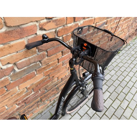 Tander Belami 28" – rower miejski Nexus 7, amortyzator, dynamo w piaście + koszyk