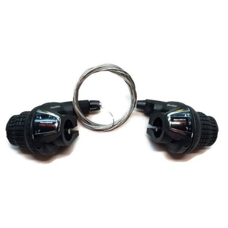Shimano SL-RS35 REVOSHIFT 3x7 – komplet manetek przerzutek