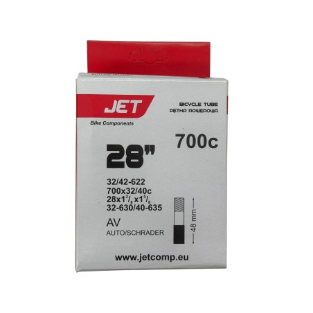 Dętka 28'' JET 700x32-40C // 32/42-622 // AV 48 mm