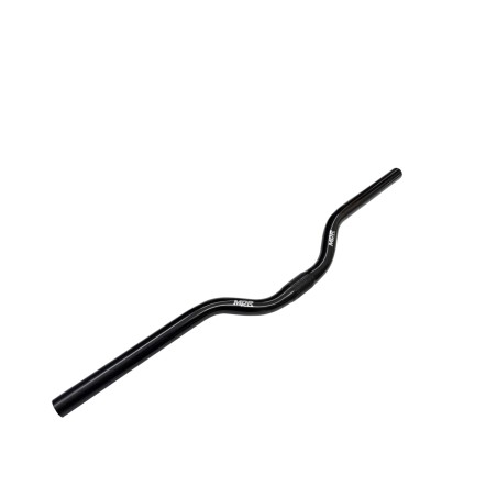 Kierownica rowerowa MDR 610 mm, gięta, czarna