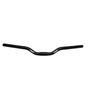 Kierownica rowerowa aluminiowa MDR 600 mm – czarna, gięta, wznios 45 mm