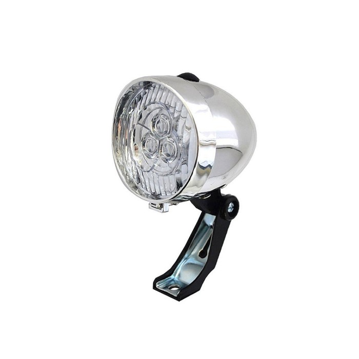 Lampa rowerowa Nexelo  przód 3 LED  retro+wspornik